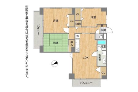 東洋マンション東町の間取り図