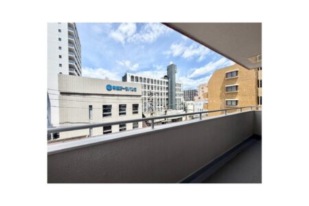 東洋マンション東町のバルコニー
